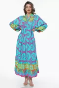 Balon Kol Desenli Tesettür Elbise from  at M4D # 215487221