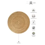 Jüt naturel halı from  at M4D # 05418722226548