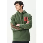 Erkek Loose Fit Rahat Kesim Kapüşonlu Şardonlu Haki Sweatshirt from  at M4D # 6576BD05DED38