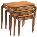 3 LÜ AHŞAP ZİGON SEHPA from  at KADİR MOBİLYA # KADİR3309