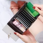 Voarge Cüzdan Kadın Küçük, Yumuşak PU Deri Küçük Kadın Cüzdanı, Çok Bölmeli, Zarif Mini Cüzdan from  at M4D # 