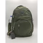 Unisex Crinkle Waterproof Fabric Large Size Multi-Compartment School and Travel Backpack from  at M4D # 