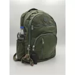 Unisex Crinkle Waterproof Fabric Large Size Multi-Compartment School and Travel Backpack from  at M4D # 