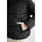 Su Geçirmez Relax Fit Kapitone Kumaşlı Şişme Mont from  at M4D # 0124587444