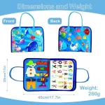 Aktivitätsbrett für Babys, sensorisches Spielzeug, Feinmotorik-Lernspiel für Kinder, für 1–2–3 Jahre alte Mädchen und Jungen from  at M4D # 