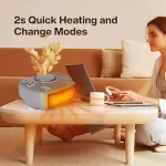 Spardar Chauffage soufflant, 2000 W, économie d'énergie, petit chauffage, avec thermostat, protection contre la surchauffe, 3 modes from  at M4D # 