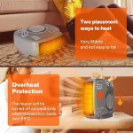 Spardar Chauffage soufflant, 2000 W, économie d'énergie, petit chauffage, avec thermostat, protection contre la surchauffe, 3 modes from  at M4D # 