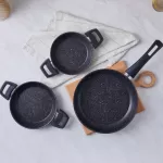 Karaca Biogranit Dide 3'lü Tava Sahan Seti from  at M4D # 545147884