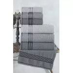 Alia 6'lı Banyo Havlu Seti I Banyo Takımı - Gri from  at M4D # 