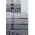 Alia 6'lı Banyo Havlu Seti I Banyo Takımı - Gri from  at M4D # 