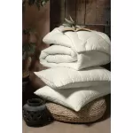 Pamuk Tek Kişilik Yastık-Yorgan Set - %100 Doğal Pamuk Yastık-Yorgan (Desenli) - Özel Çantalı from  at WHİTE LİFE TEKSTİL SAN.TİC.LTD.ŞTİ # WHTW001