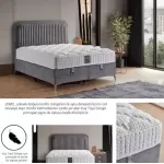 Jewel Kuştüyü Süngerli Yatak Baza Set from  at Özlem İnegöl Mobilya # GÜZEL UYKU _0B05