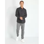 Düz siyah gömlek from  at ESAR # 63FD24CC84658_8AD1