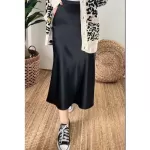Black Satin Skirt from  at M4D # 65731CB32AD1A