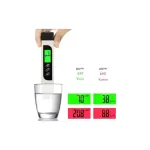 Evora TDS Metre Işıklı Su Arıtma Analiz Ölçüm Cihazları + Kılıf + Pil Su Kalite İletken Ölçer from  at M4D # 