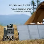 Alimentation portable EcoFlow River 2 Max - Capacité 512 Wh, 2 x 500 (X-Boost 1000 W) from  at M4D # 2155531461464