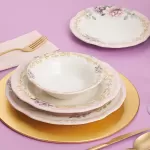 Emsan Flory 24 Parça 6 Kişilik Porselen Yemek Takımı from  at M4D # 