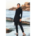 Havuz Deniz Bağlanabilir Likralı Etek Pareo Siyah Remsa Mayo from  at M4D # 