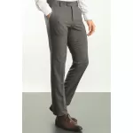 Checked Slim Fit Classic Men's Trousers from  at M4D # 6576C349C6699