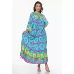 Balon Kol Desenli Tesettür Elbise from  at M4D # 215487221