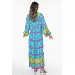 Balon Kol Desenli Tesettür Elbise from  at M4D # 215487221