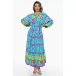 Balon Kol Desenli Tesettür Elbise from  at M4D # 215487221