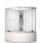 Duşa Kabini Modera 2 Kişilik 140x140cm Ayna Camlı Mistjet LED Bluetooth from  at ESAR # 