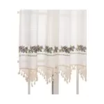 Buldan İşi El Dantelli Kaneviçeli Keten Perde from  at Tekin ticaret # 0254855458666