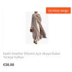 Damen Hijab Kleid Open Abaya Dubai Türkei Kaftan from  at M4D # 