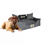 Basket for dog and cat with two cushions Washable and waterproof from  at Tekin ticaret # 