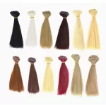 Artibetter 12'li Paket Bebek Yapımı için Isıya Dayanıklı Sentetik Saç Uzantıları from  at ESAR # 