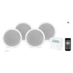 Tavan Hoparlörlü Bluetooth USB Duvar Amplifikatörü Kiti 4 x 5,25 from  at ESAR # 