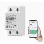 Tek Fazlı Dijital Enerji Ölçer 60A 90-250V AC 50Hz WiFi Tek Fazlı Elektrik Sayacı DIN Ray Wattmetre Tüketimi Elektronik Enerji Ölçer Watt KWh Tek Fazlı Ölçer from  at ESAR # 