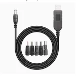 USB'den DC'ye 5V ila 12V DC 5525 Güç Kablosu from  at ESAR # 