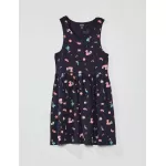 Ärmelloses gemustertes Kleid – Strandblau from  at ESAR # 641216486ED61