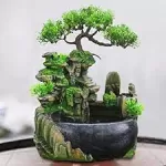 Ev Dekoru SURPRIZON Otomatik Pompalı Kapalı Rahatlama Çeşmesi, Ev, Ofis, Yatak Odası, Ofis için Işıklı Şelale (Standart) from  at ESAR # 