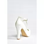 Fox Shoes Sedef Platform Topuklu Kadın Abiye Ayakkabı from  at ESAR # 