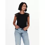 Omuz Dantel Detaylı Üst Kadın Tişörtü from  at ESAR # 641B260665087