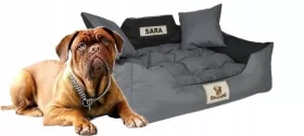 İki Minderli Köpek ve Kedi Yatağı Yıkanabilir ve Su Geçirmez from  at Tekin ticaret # 
