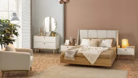 CHAMBRE A COUCHER  ARMOIR COULISSANTE BOHEM from  at Özlem İnegöl Mobilya # 