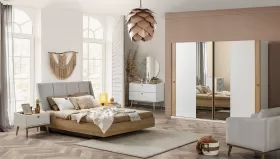 CHAMBRE A COUCHER  ARMOIR COULISSANTE BOHEM from  at Özlem İnegöl Mobilya # 