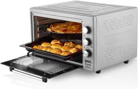 AKEL AF280L Lambalı, Termostatlı, Saatli 32 Litre Midi Fırın (Gri) from  at M4D # 