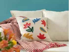 Tulipe Punch Nakışlı Kırlent Kılıfı 45x45 Cm Naturel from  at M4D # 67533ww98 Tulipe Punch Nakışlı Kırlent Kılıfı 45x45 Cm Naturel from  at M4D # 67533ww98