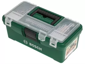 Bosch Takım Çantası 73 Parça Pense Çekiç Tornavida Matkap Ucu Şerit Metre ve Aksesuarları from  at M4D # 