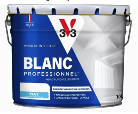 Beyaz duvar ve tavan boyası, BLANC PROFESSIONNEL®, 10L V33 Mat from  at ESAR # 