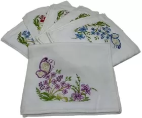12 li Fiesta Soft Kadife Nakışlı Mutfak Havlusu 30x50 cm from  at M4D # 9451284544
