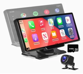 Apple CarAutoPlay ve Android Auto Dokunmatik Ekranlı Araç Monitörü Kablosuz from  at ESAR # 