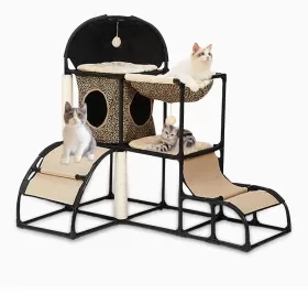 Tırmalama Direkli Kedi Ağacı Atlama Kedi Tırmanma Ağacı Oyuncak Kedi Evcil Hayvan Malzemeleri from  at ESAR # 