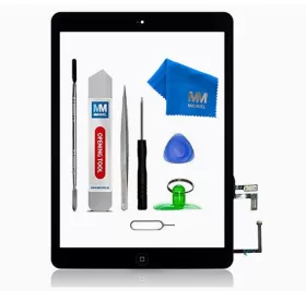 MMOBIEL Dokunmatik Ekran Uyumlu iPad Air (Siyah) 9,7 İnç 2013, Önceden Birleştirilmiş Sayısallaştırıcı ve Araç Kiti Dahil from  at ESAR # 