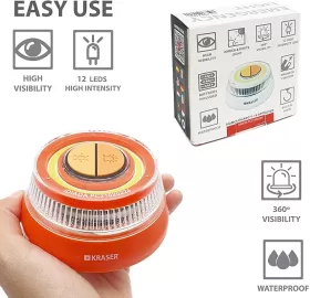 Onaylı LED Flaş Işığı, Acil Yol İşaretli Sinyalizasyon Arabası Arızası, Askılı El Feneri, Piller Dahil from  at ESAR # 